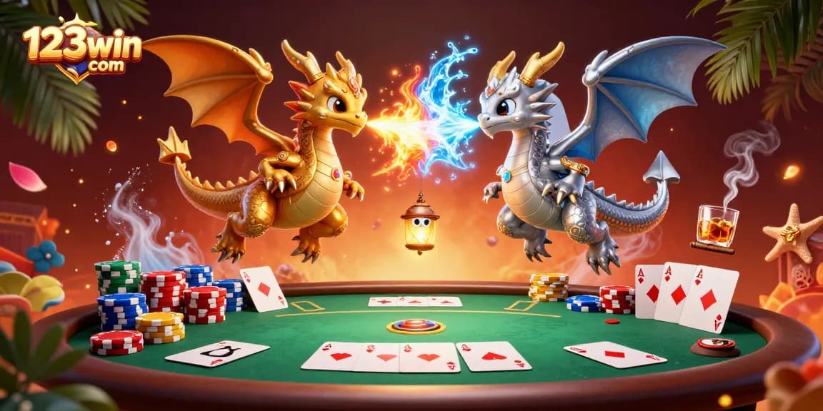 Experience thrilling wins with dynamic gameplay at 123win com featuring gold and silver dragons.