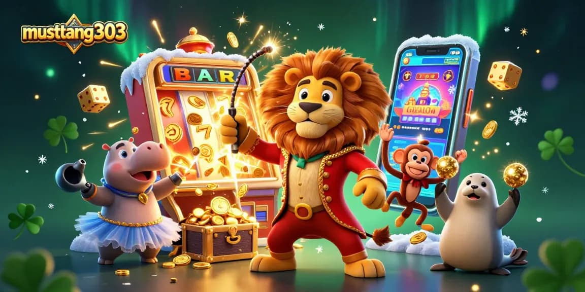 Experience the thrills of mustang303 with vibrant 3D casino characters, jackpots, and dynamic gaming elements.