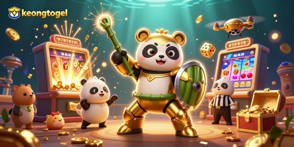 Winning big with keongtogel as the golden panda pilots the slot jackpot arena.