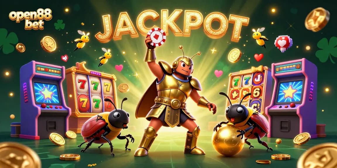 Experience the thrill of open88 bet with a vibrant 3D scene featuring jackpot-winning characters!