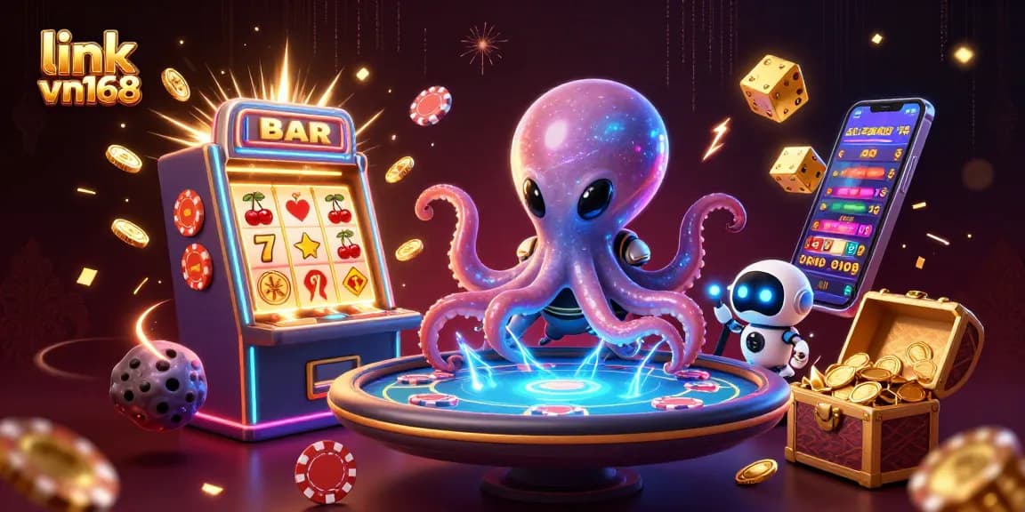 Join the excitement at link vn168, a thrilling online casino adventure with vibrant 3D illustrations.