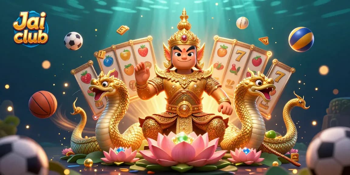 Win big at Jai club with vibrant slot games featuring exciting 3D illustrations and dynamic characters.