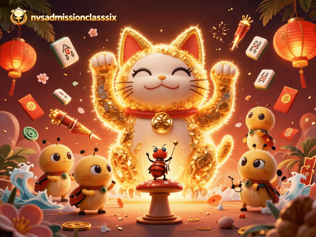 Win big with nvsadmissionclasssix in a vibrant casino adventure featuring a lucky cat!