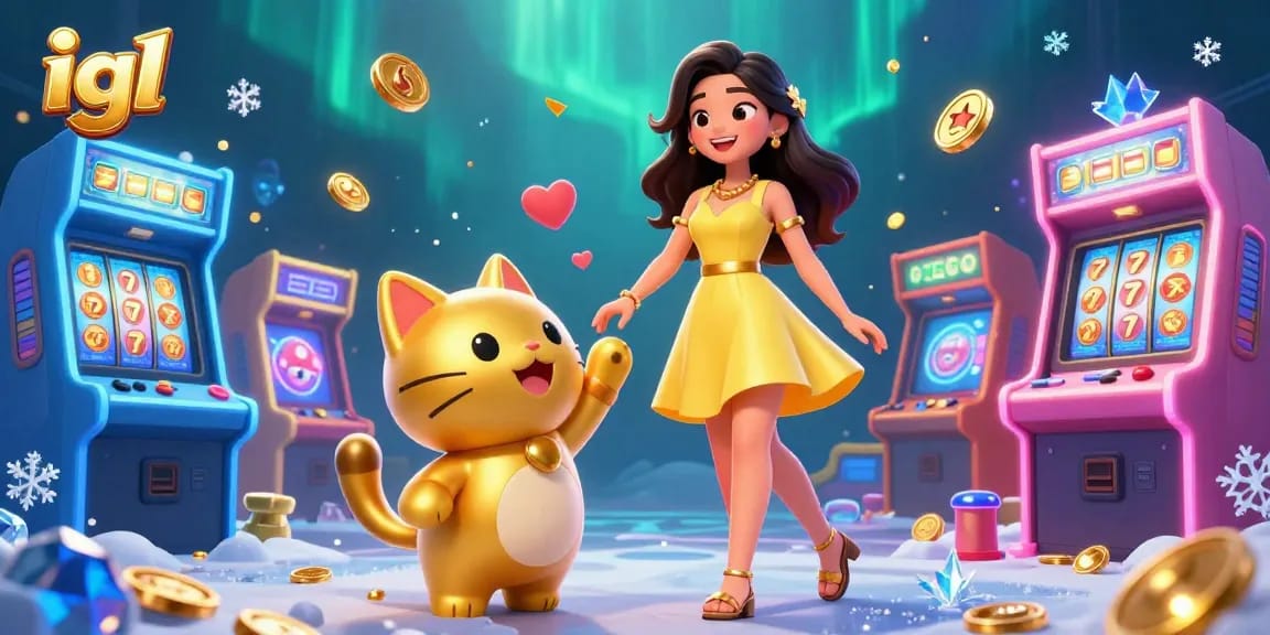 Experience the excitement of igl casino with vibrant games and promotions, featuring golden lucky cat.