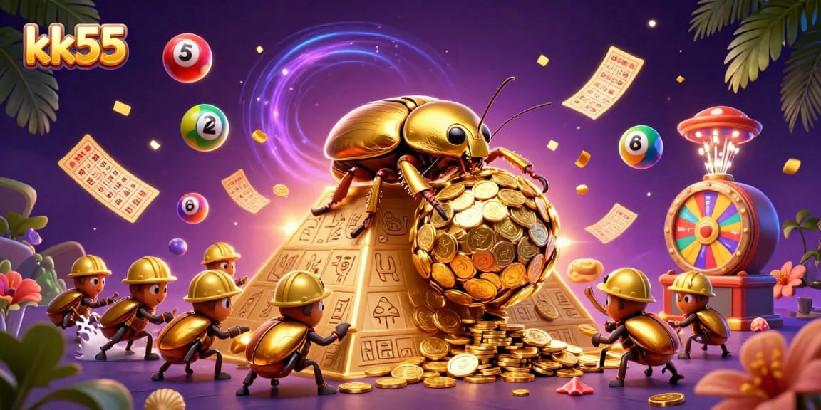 Engage players with kk55's unique lottery excitement and vibrant gaming elements.