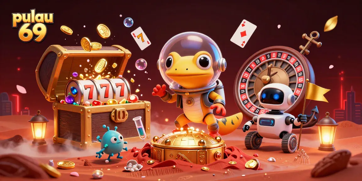 Pulau 69 captures thrilling casino adventures with vibrant characters and dynamic gaming elements.
