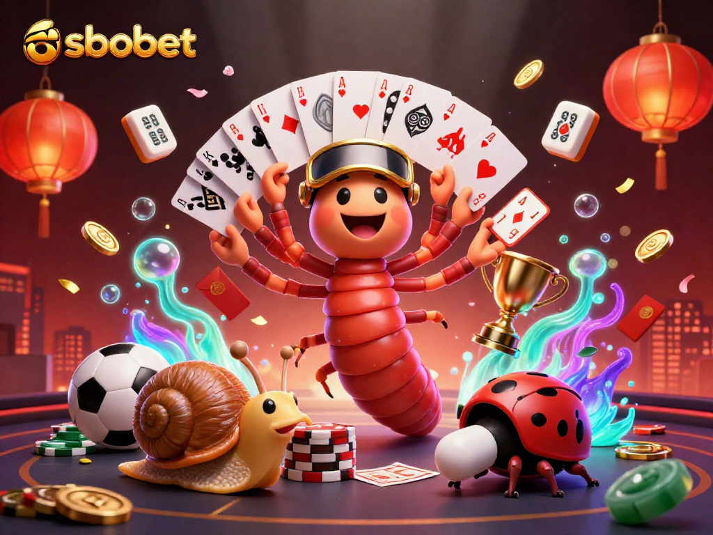 SboBet hosts thrilling sports betting with millipede dealer and high-roller excitement.