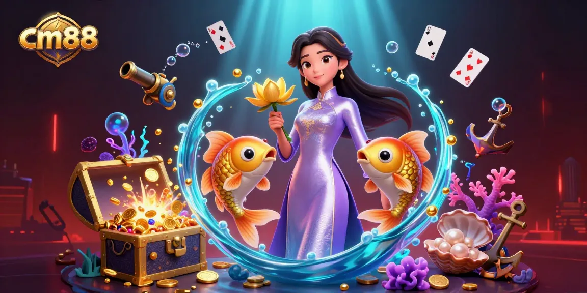 Experience thrilling gameplay at cm88 with vibrant colors and dynamic characters showcasing a rich casino atmosphere.