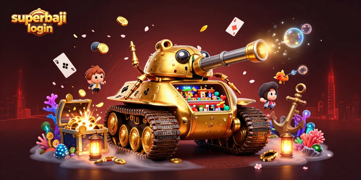Experience thrilling gameplay through superbaji login at this vibrant casino illustration.