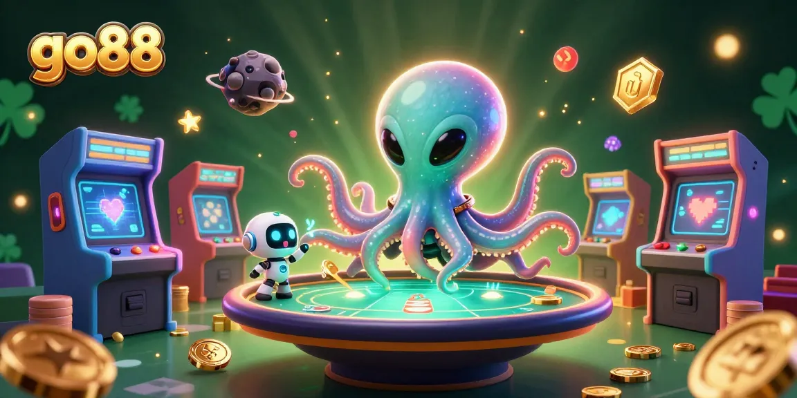 Experience thrilling gaming adventures with go88's vibrant casino scene featuring unique characters.