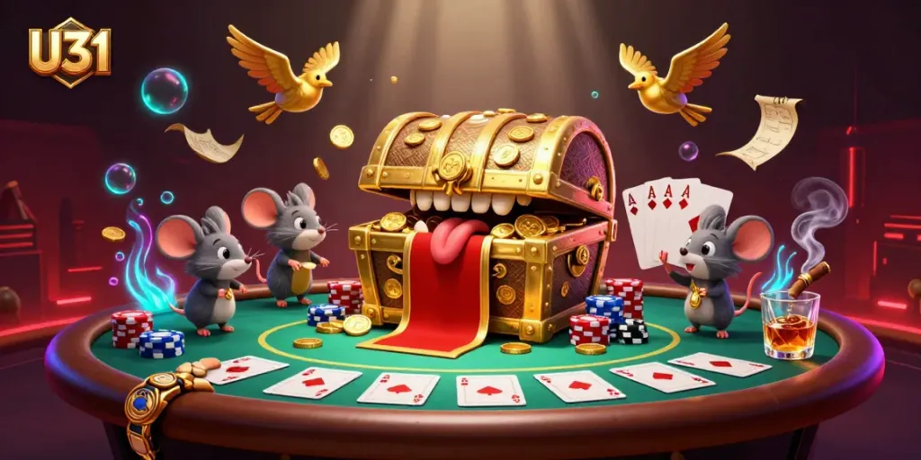 Experience thrilling gameplay with U31, featuring a dynamic casino scene filled with excitement.