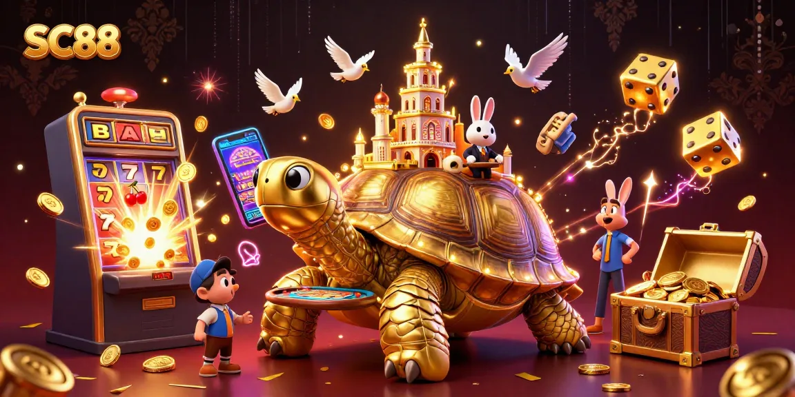 Experience jackpot thrills at SC88 with vibrant slot machines and a lively tortoise casino.
