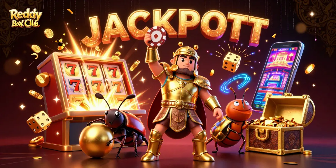 Experience the excitement of Reddy Book Club with vibrant 3D characters and dynamic casino elements.