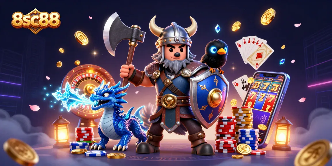 Engage with thrilling gameplay at 8sc88, featuring exciting characters and casino elements.