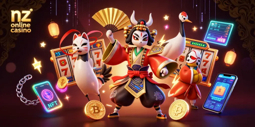 Experience the thrill of nz online casino with vibrant characters and dynamic gaming elements.