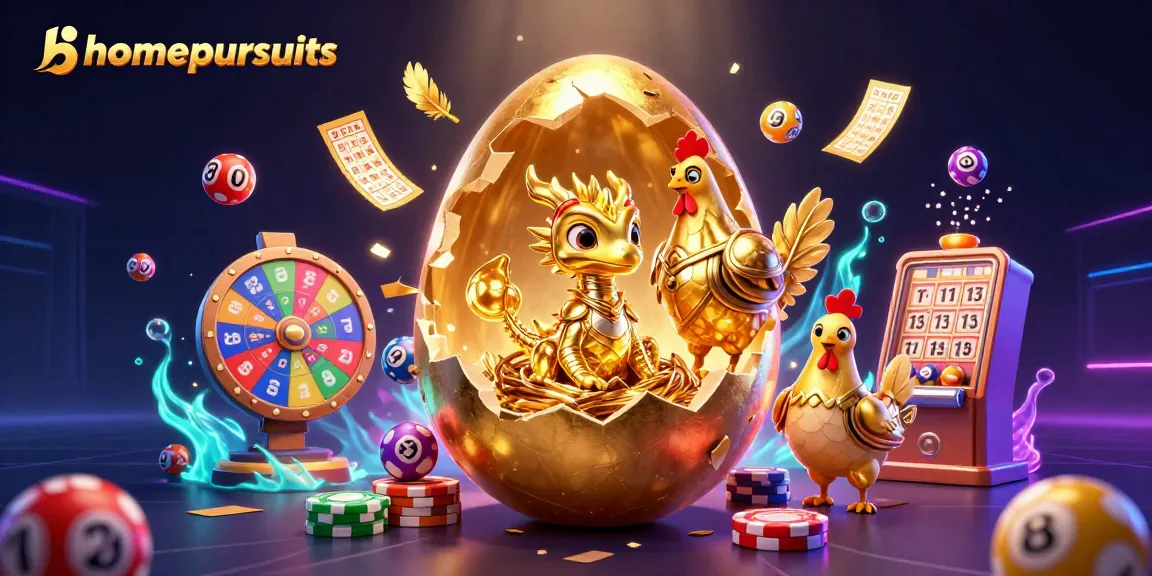 Bermain di homepursuits, temukan jackpot dengan naga emas dan chip poker megah.