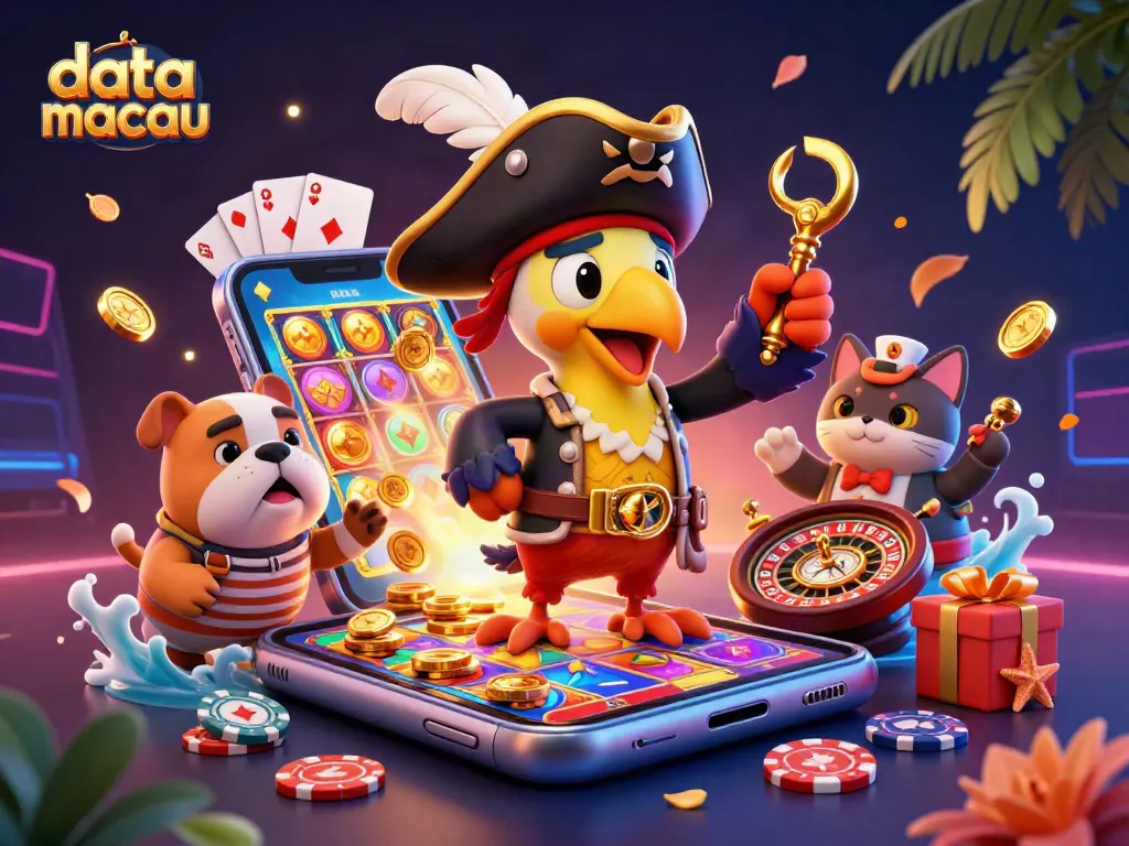 Permainan data macau di slot 3D yang menampilkan karakter lucu di tengah aksi.