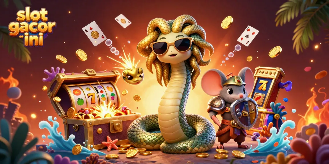 Experience the thrill of slot gacor malam ini with lively 3D characters and colorful game elements.