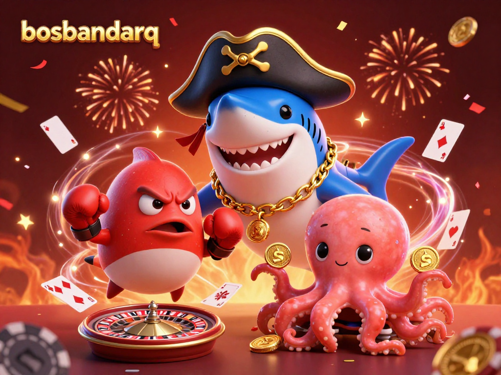 Experience exciting card games and poker at bosbandarq with dynamic characters and casino elements.