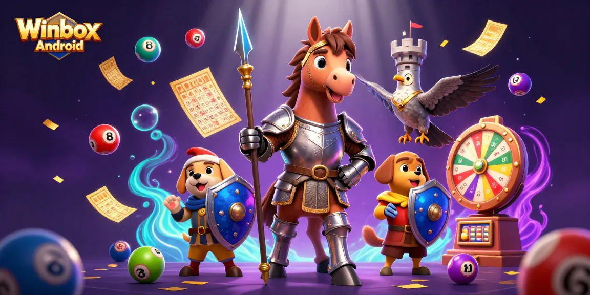 Winbox Android showcases an exciting mobile gaming experience with vibrant lottery elements and dynamic gameplay.