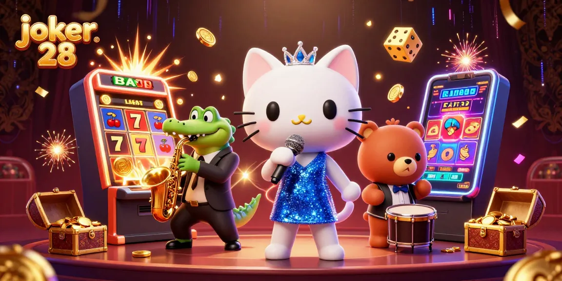 joker 28 memicu kemenangan besar dengan mesin slot 3D berisi karakter lucu dan banyak koin berkilau