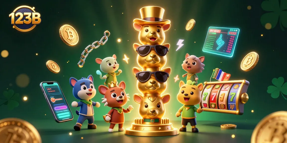 Experience thrilling casino excitement with 123B's vibrant 3D totem pole and dynamic game elements!
