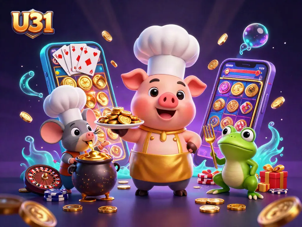 Experience U31's thrilling slot games with vibrant characters, rich visuals, and high-energy gameplay.