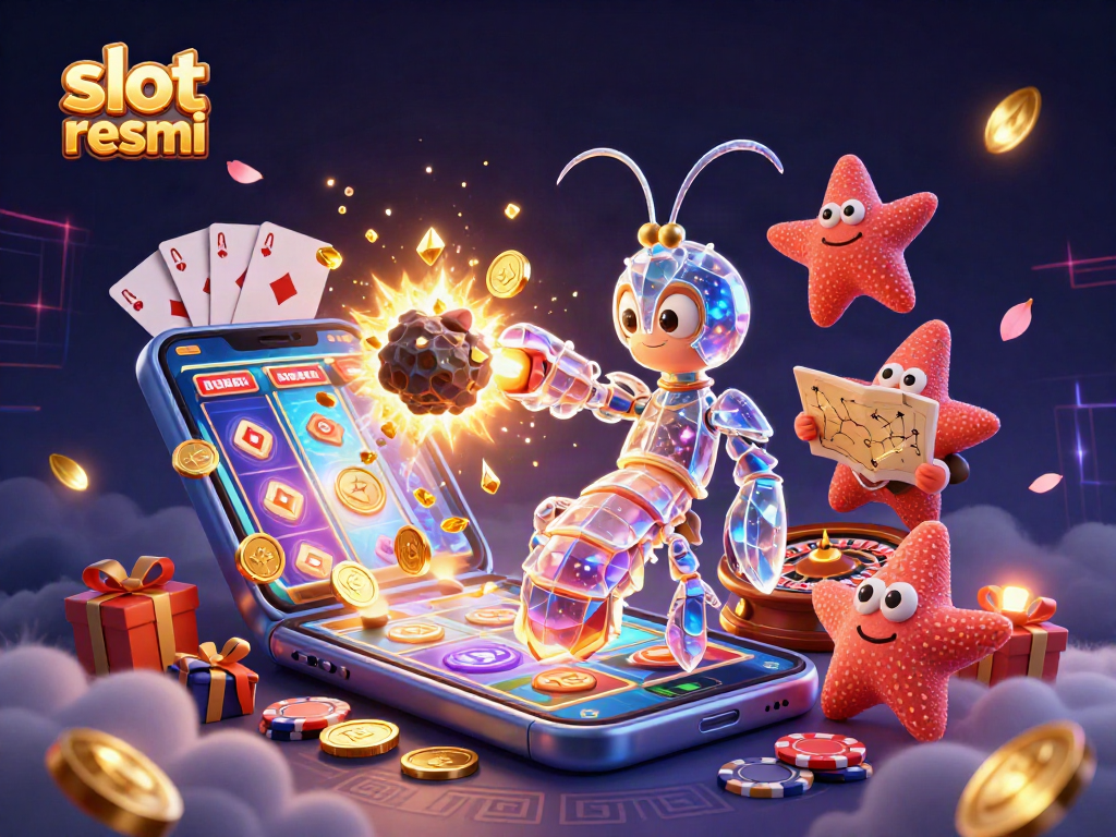 Experience the thrill of slot resmi with stunning visuals and action from a galactic casino adventure.