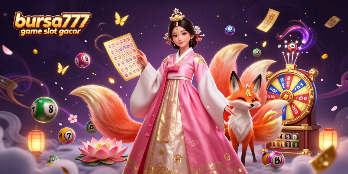 Experience the excitement of bursa777 game slot gacor with a vibrant and dynamic casino illustration.