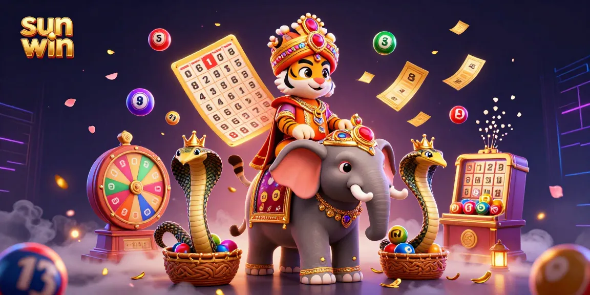 Engage in thrilling gameplay with Sun Win's vibrant 3D casino scene featuring captivating characters and dynamic elements.