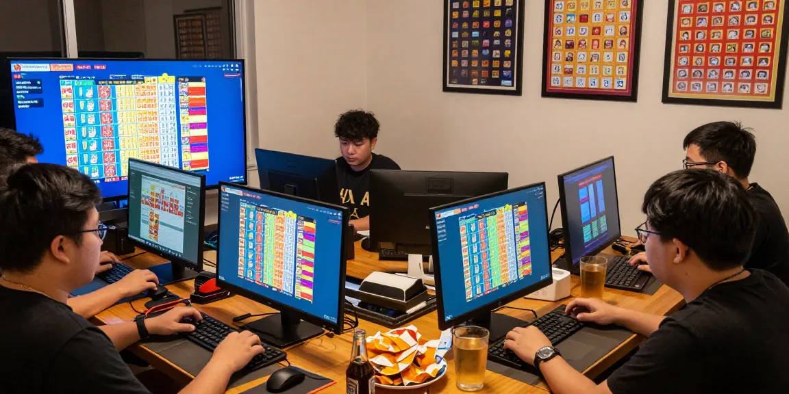 Players enjoying ulartoto online togel games in a vibrant home setting.