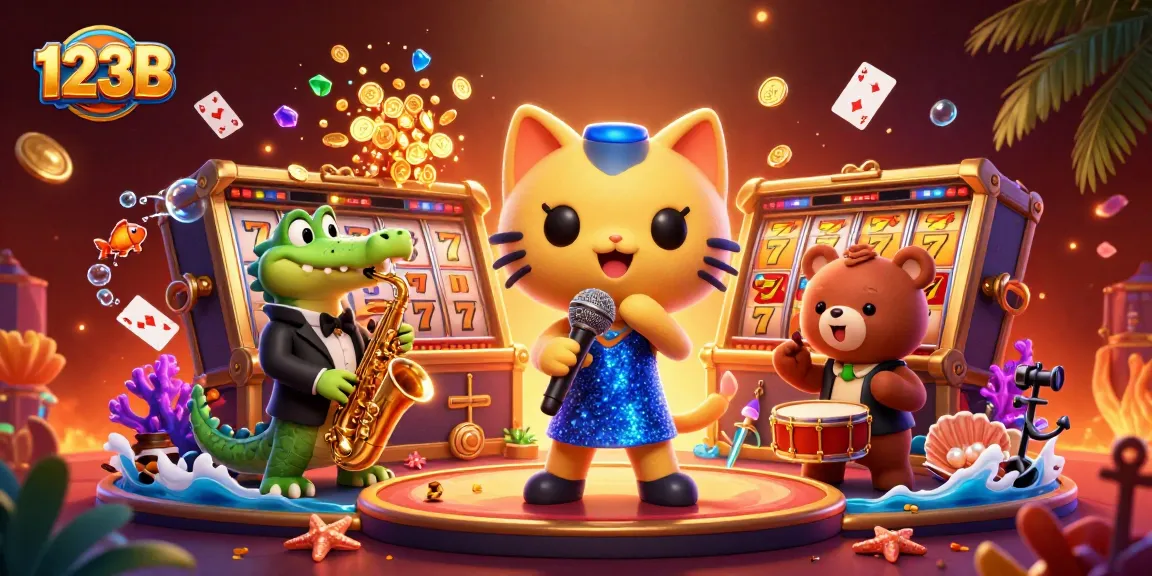 Experience thrilling wins with engaging slot action at 123B's vibrant casino scene.
