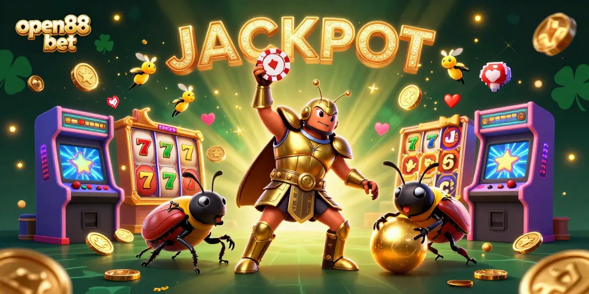 Experience the thrill of open88 bet with a vibrant 3D scene featuring jackpot-winning characters!