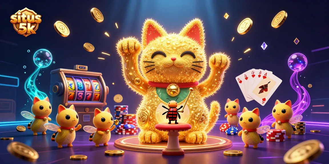 Engage in thrilling gameplay at situs 5k with abundant winning moments featuring dynamic casino elements.